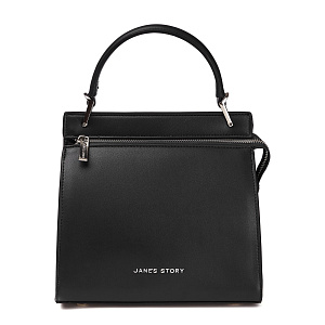 Женская сумка-сэтчел черная SP-0306-04