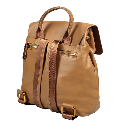 JGF-8632-06 светло-коричневый рюкзак женский (кожа) Jane's Story
