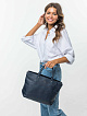 JX-9005-60 синяя сумка женская (кожа) Jane's Story