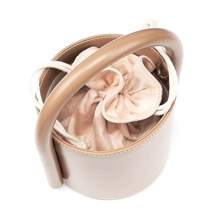 JS-408-61 бежевая сумка женская (кожа) Jane's Story