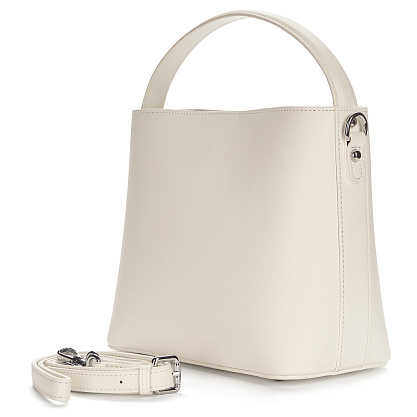 FL-6052-62 белая сумка женская (кожа) Jane's Story