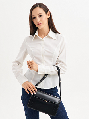 JS-9993-04 черная сумка женская (кожа) Jane's Story