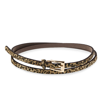 FB-1122 леопард ремень (кожа) Fancy's bag