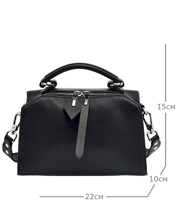 JS-1044-04 черная сумка женская (кожа) Jane's Story