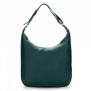 Женская сумка-хобо Зеленый DY-134-65 натуральная кожа