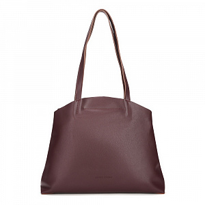 Женская сумка-тоут коричневая HBG-6812-03 натуральная кожа