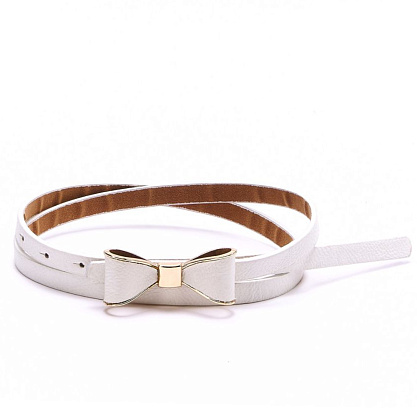 FB-1207-62 белый ремень Fancy's bag