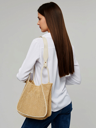 JS-2597-62 белая сумка женская Jane's Story