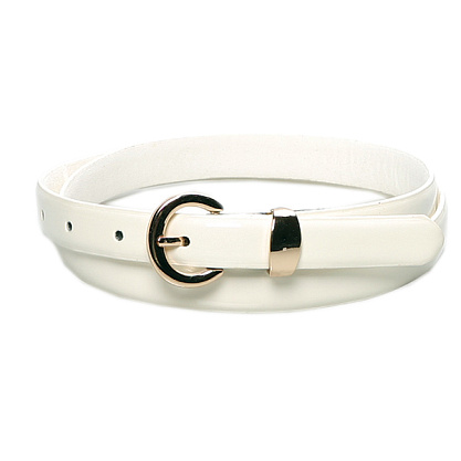 FB-1209-62 белый ремень Fancy's bag