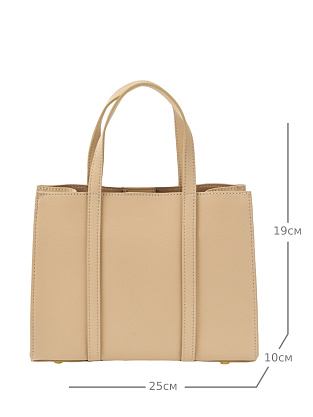 JS-KS-9936-1-61 бежевая сумка женская (кожа) Jane's Story