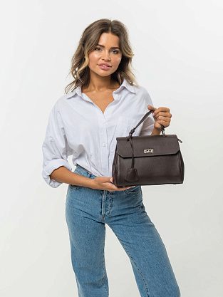 JS-7611-09 коричневая сумка женская (кожа) Jane's Story