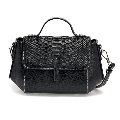 JS-1802-04 черная сумка женская (кожа) Jane's Story