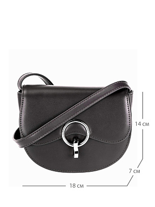 JS-L96542-04 черная сумка женская (кожа) Jane's Story