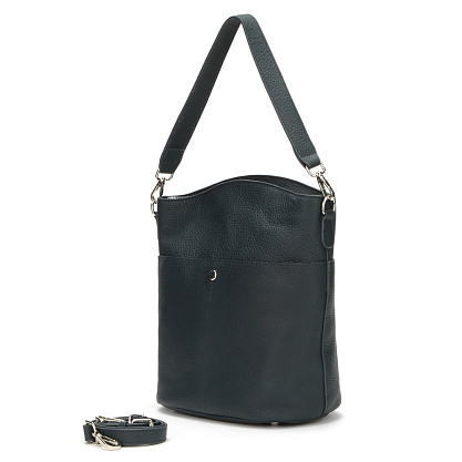 HP-1669-1-60 синяя сумка женская (кожа) Jane's Story