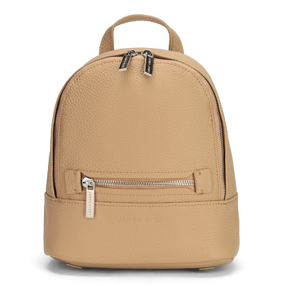 LB-80677-61 бежевый рюкзак женский (кожа) Jane's Story