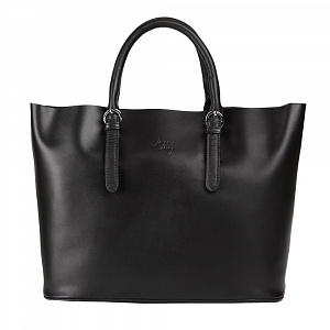 Женская сумка классическая черная ID-6001-04 натуральная кожа