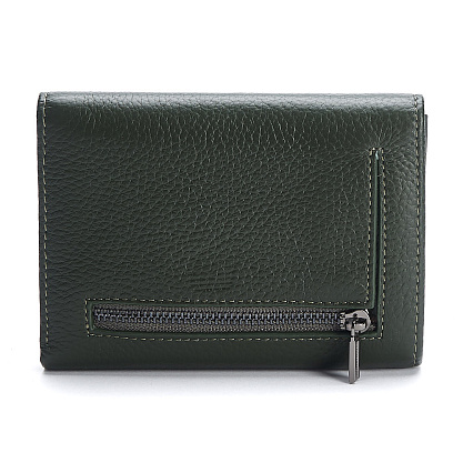 XF-8760-65 зеленый кошелек женский (кожа) Jane's Story