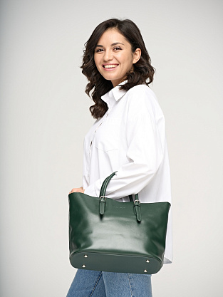 ID-6001-65 зеленая сумка женская (кожа) Jane's Story