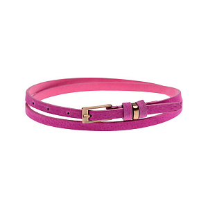 Женский ремень красный FB-1226-03 натуральная кожа