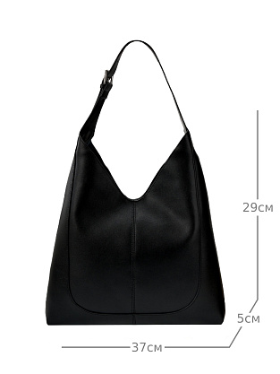 JS-099-04 черная сумка женская (кожа) Jane's Story