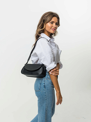 JS-180170-04 черная сумка женская (кожа) Jane's Story