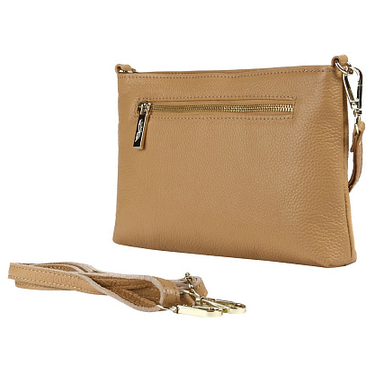 XL-3329-61 бежевая сумка женская (кожа) Jane's Story