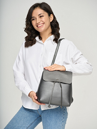 HYT-870-27 серебряный рюкзак женский Jane's Story