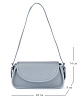 JS-180170-77 серая сумка женская (кожа) Jane's Story