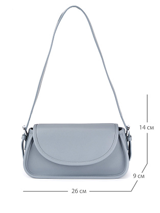 JS-180170-77 серая сумка женская (кожа) Jane's Story