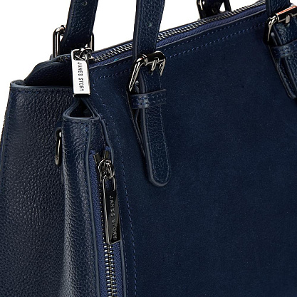 ZSF-8817-60 синяя сумка женская (кожа) Jane's Story