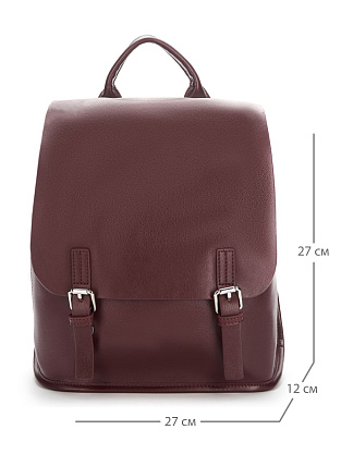 XX-8143-L-03 бургунди рюкзак женский (кожа) Jane's Story