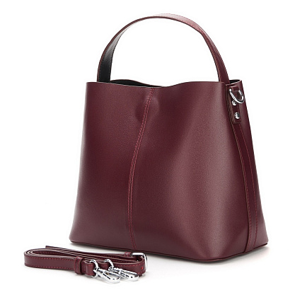 FL-9070-2-03 бургунди сумка женская (кожа) Jane's Story