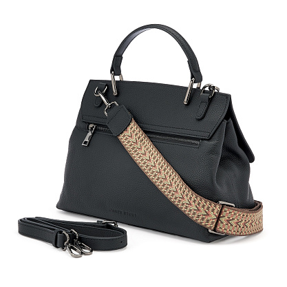 JS-8627-04 черная сумка женская (кожа) Jane's Story