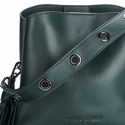 TX-90068-2-65 зеленая сумка женская (кожа) Jane's Story
