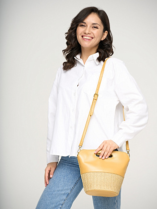 JS-097-67 желтая сумка женская Jane's Story