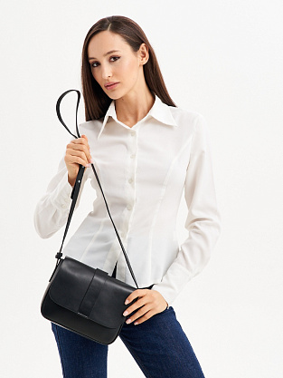 JS-1315-04 черная сумка женская (кожа) Jane's Story