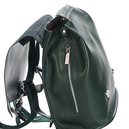 XX-8143-L-65 зеленый рюкзак женский (кожа) Jane's Story