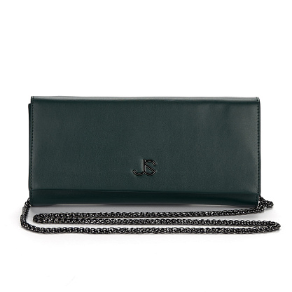CG-6196-65 зеленый клатч женский (кожа) Jane's Story