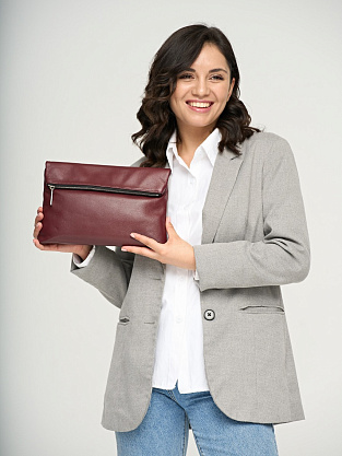 KS-5821-03 бургунди сумка женская (кожа) Jane's Story