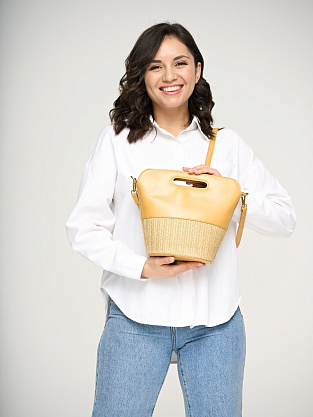 JS-097-67 желтая сумка женская Jane's Story