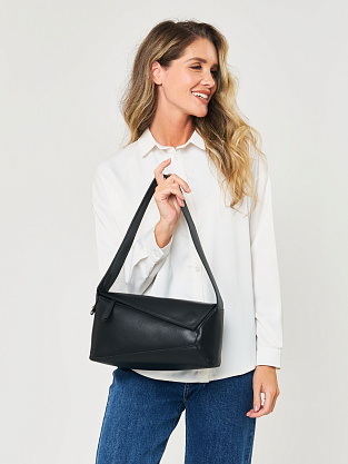 JS-180235-04 черная сумка женская (кожа) Jane's Story