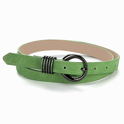 FB-1109 зеленый ремень (кожа) Fancy's bag