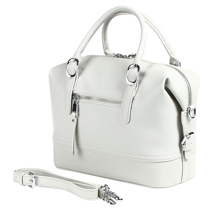 FL-9037-77 серая сумка женская (кожа) Jane's Story