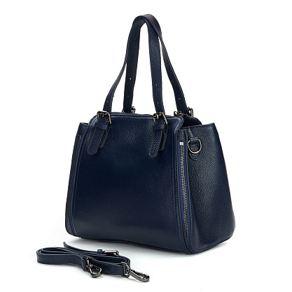 ZSF-8817-60 синяя сумка женская (кожа) Jane's Story