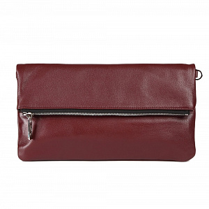 Женская сумка клатч красная KS-5808-03 натуральная кожа