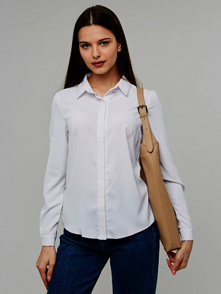 JS-099-61 бежевая сумка женская (кожа) Jane's Story