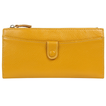 H-01-8180-67 желтый кошелек женский (кожа) Jane's Story