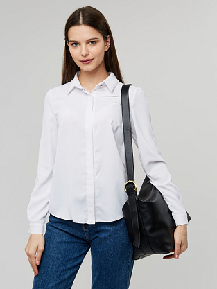 JS-098-04 черная сумка женская (кожа) Jane's Story