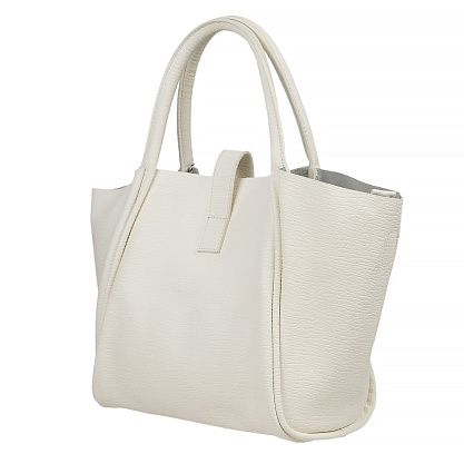 A-1089-62 белая сумка женская (кожа) Jane's Story