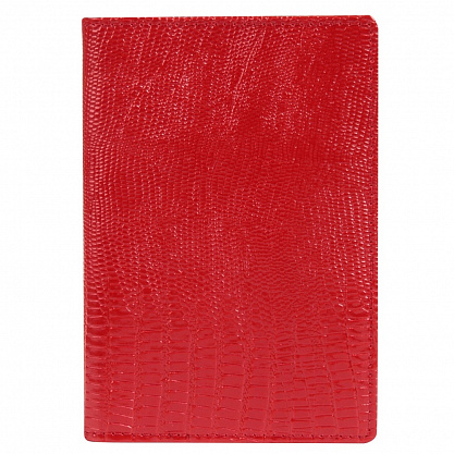 K-L-P193-12 красный обложка для паспорта (кожа) Jane's Story